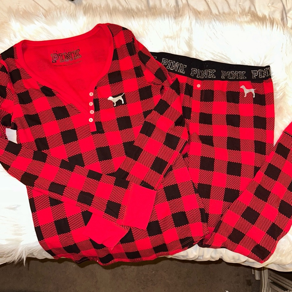 VS Pink PJ thermal set